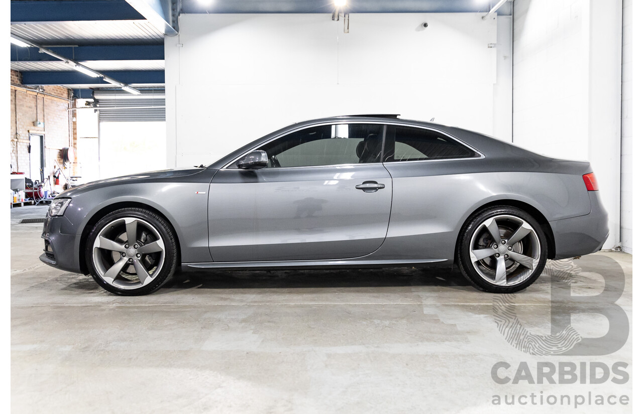 3/2014 Audi A5 2.0 TFSI S-Line Quattro 8T MY14 2d Coupe Monsoon Grey Metallic Turbo 2.0L