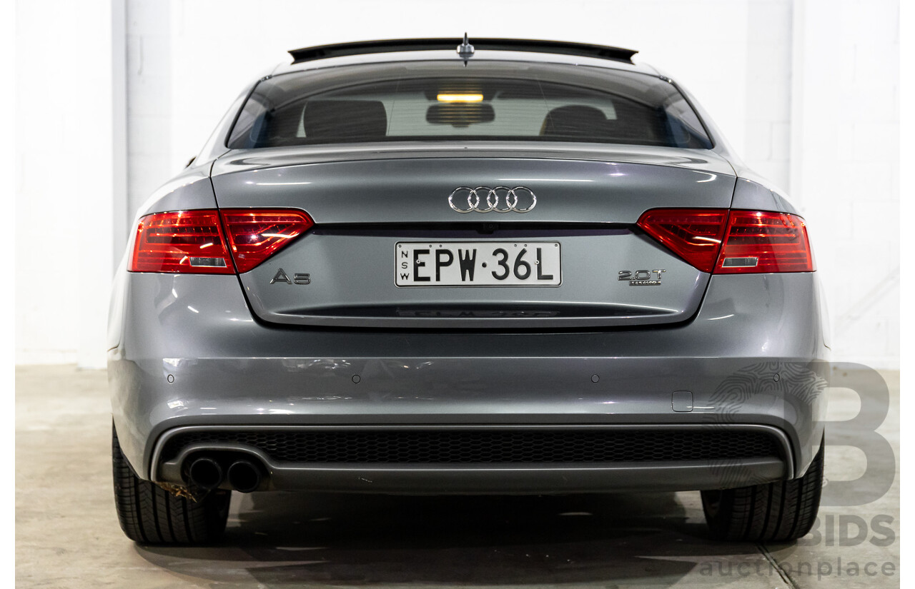 3/2014 Audi A5 2.0 TFSI S-Line Quattro 8T MY14 2d Coupe Monsoon Grey Metallic Turbo 2.0L