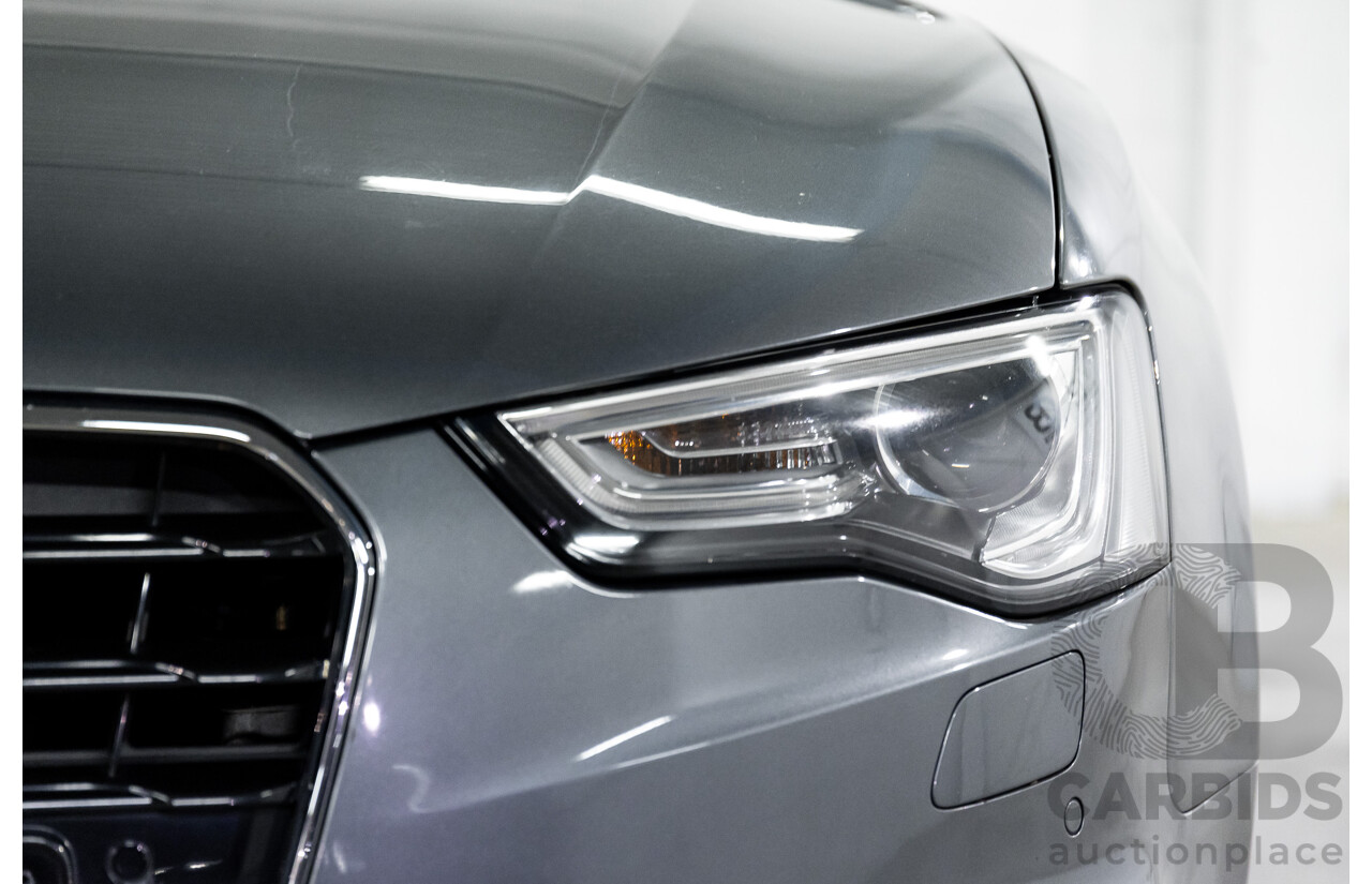3/2014 Audi A5 2.0 TFSI S-Line Quattro 8T MY14 2d Coupe Monsoon Grey Metallic Turbo 2.0L