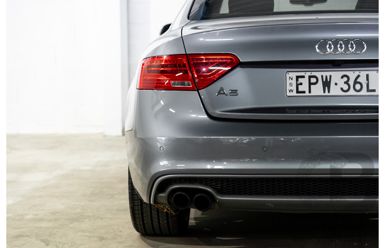 3/2014 Audi A5 2.0 TFSI S-Line Quattro 8T MY14 2d Coupe Monsoon Grey Metallic Turbo 2.0L