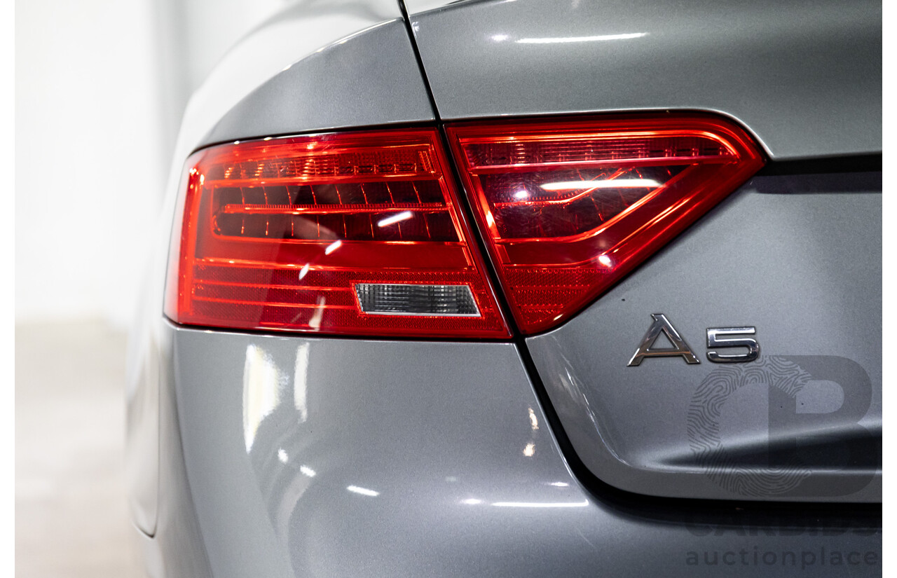 3/2014 Audi A5 2.0 TFSI S-Line Quattro 8T MY14 2d Coupe Monsoon Grey Metallic Turbo 2.0L