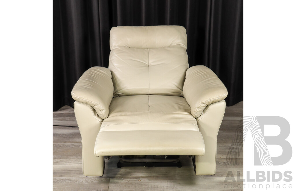 Leather Electric Reclining Armchair