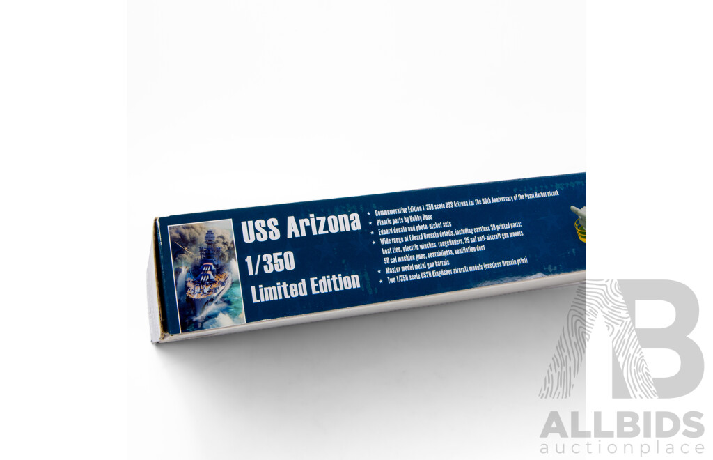 Eduard Limited Edition Model USS Arizona Battle Ship - 1:350 Scale
