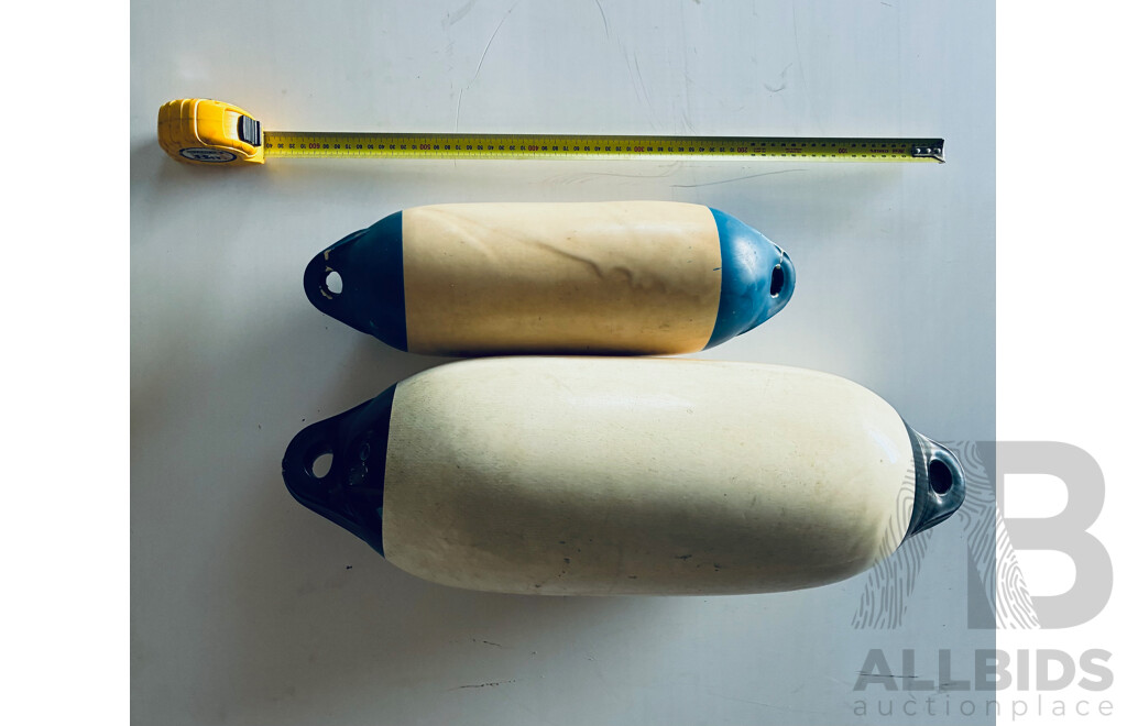 Assorted Boat Accessories, Including Life Buoy, Anchors and Feders - Lot of 5