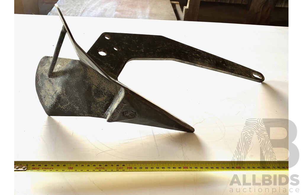 Assorted Boat Accessories, Including Life Buoy, Anchors and Feders - Lot of 5