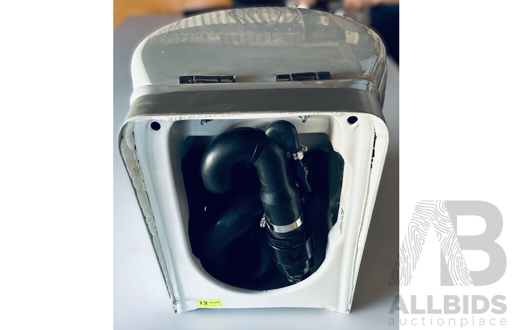 TECMA 2G Silent Electric Macerator Toilet for Marine or RV/Camping with Blackwater Tank