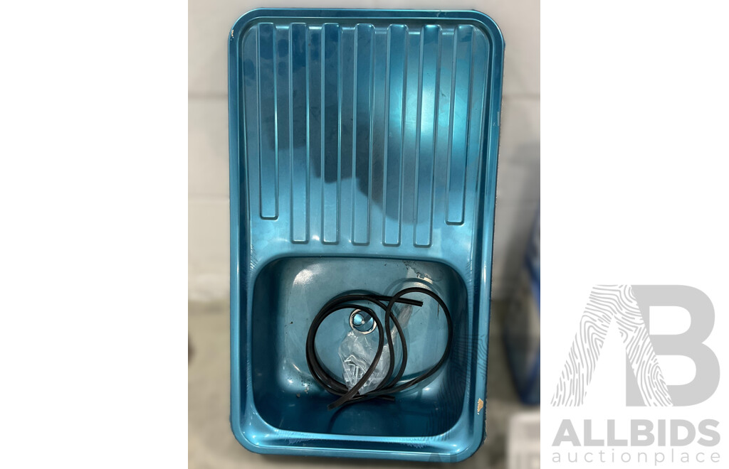 Assorted Marine Plumbing Fittings and Connections, Including Sink, Shower Fitting, Macerator Pump and More