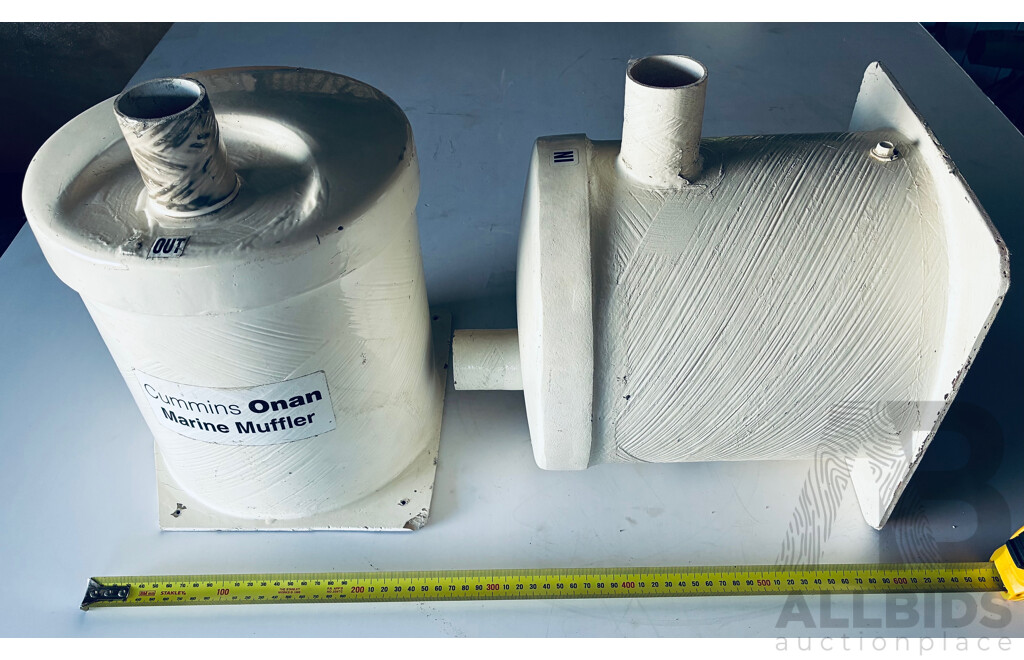 CUMMINS Onan Generator Mufflers - Lot of 2