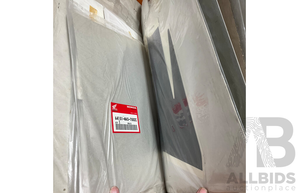 Assorted Motorbikes Spare Parts  and Stickers for Honda, Yamaha and Aftermaket Brands