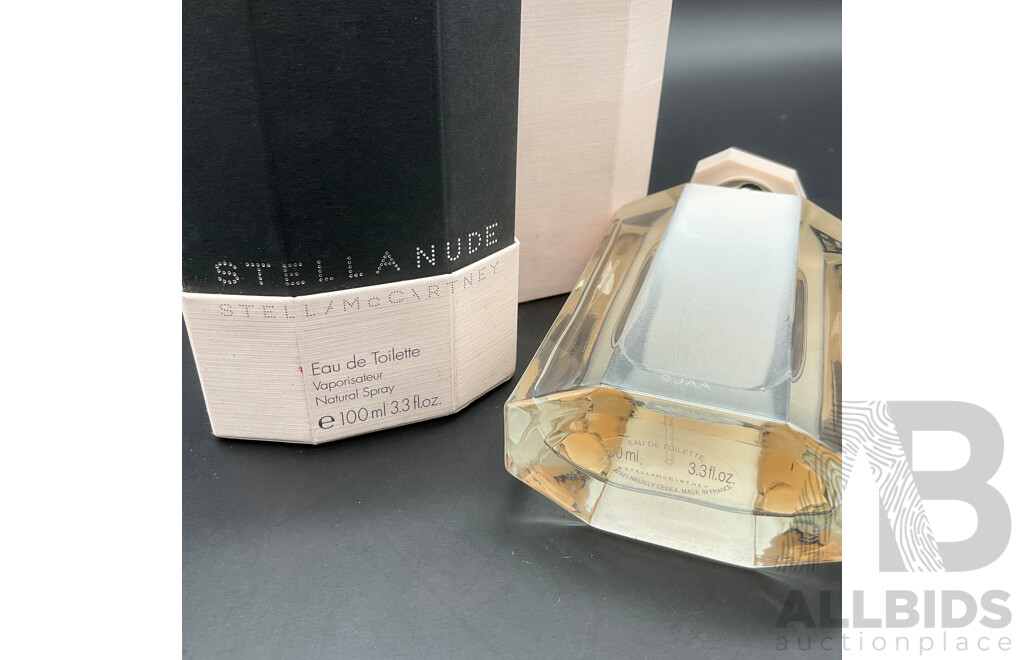 STELLA McCARTNEY ''Stella Nude '' 100ml Eau De Toilette and ''Stella'' 30ml Eau De Parfum - Lot of 2