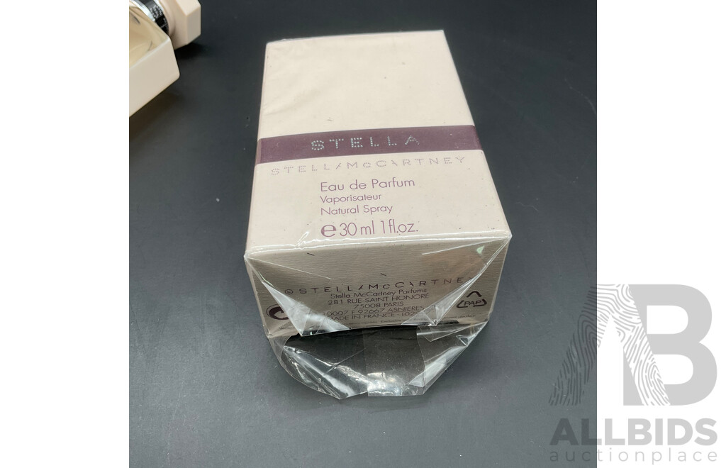STELLA McCARTNEY ''Stella Nude '' 100ml Eau De Toilette and ''Stella'' 30ml Eau De Parfum - Lot of 2