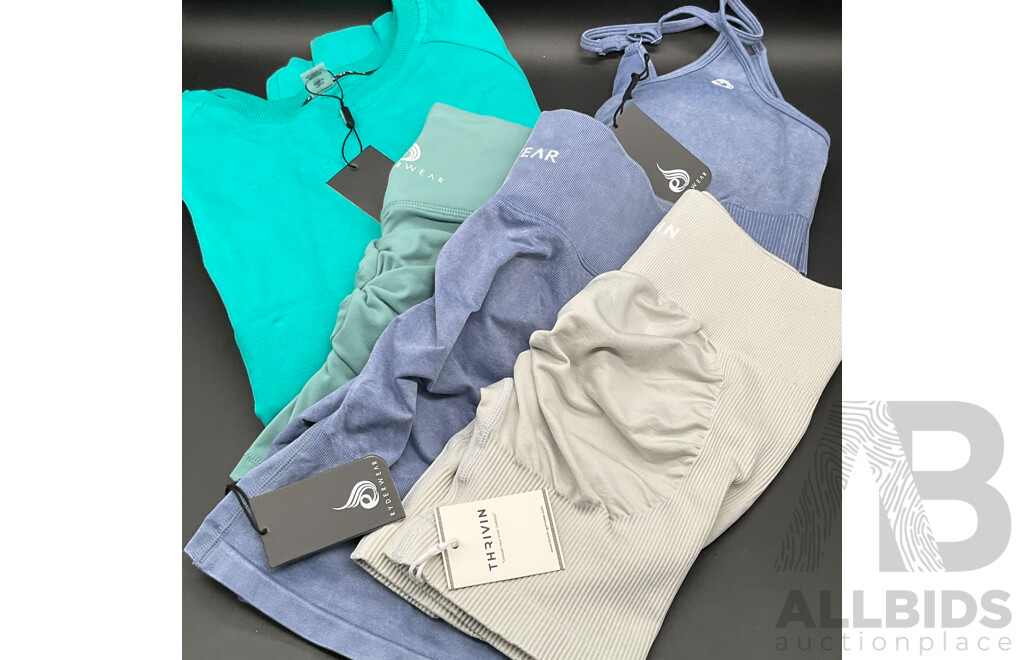 Assorted Women's Rydewear Gym Clothing Size L - Lot of 5