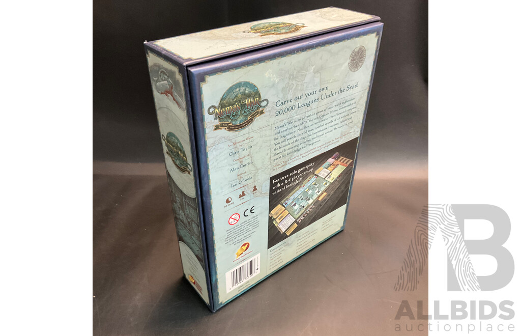 Darkest Night Second Edition & Call of Cthulhu Starter Set & Nemo's War   Borad Game - Lot of 3