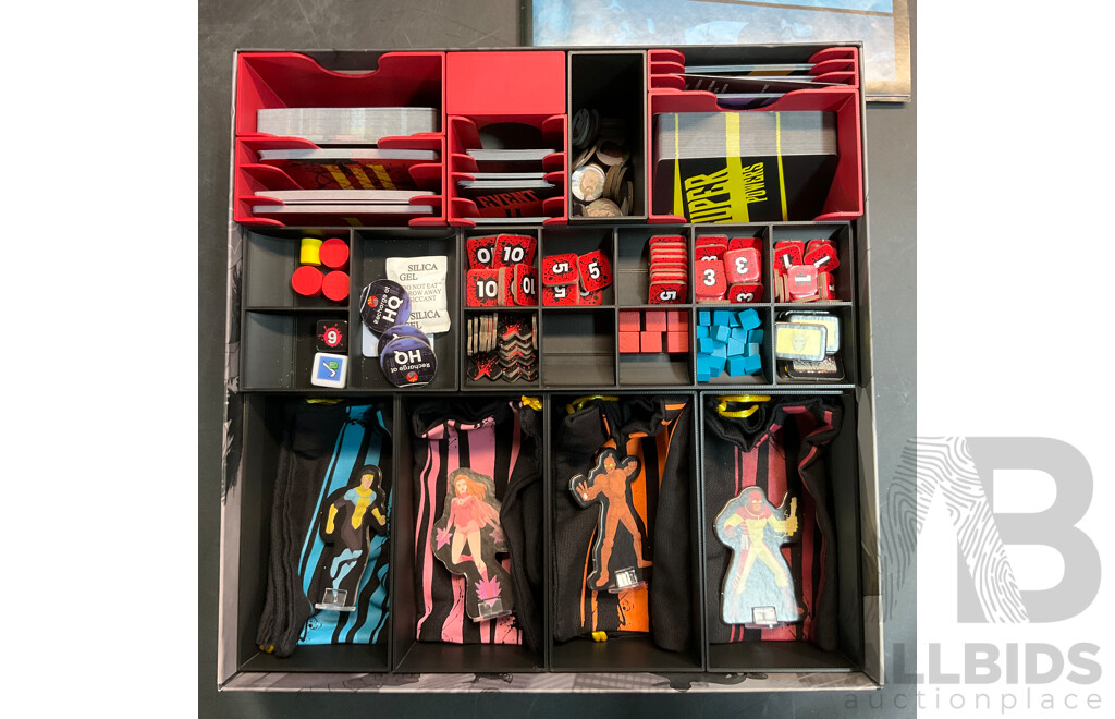 Assorted Board Games Include Invincible: the Hero-Building Game, Bot Factory, Star Tycoon, and More - Lot of 6