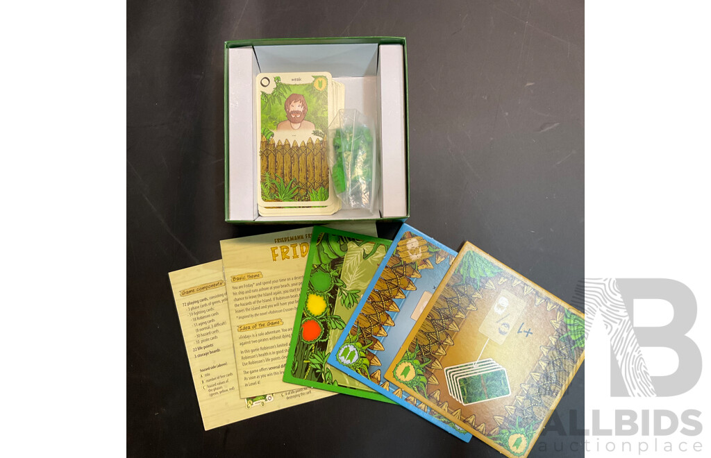 Assorted Board Games Include Invincible: the Hero-Building Game, Bot Factory, Star Tycoon, and More - Lot of 6