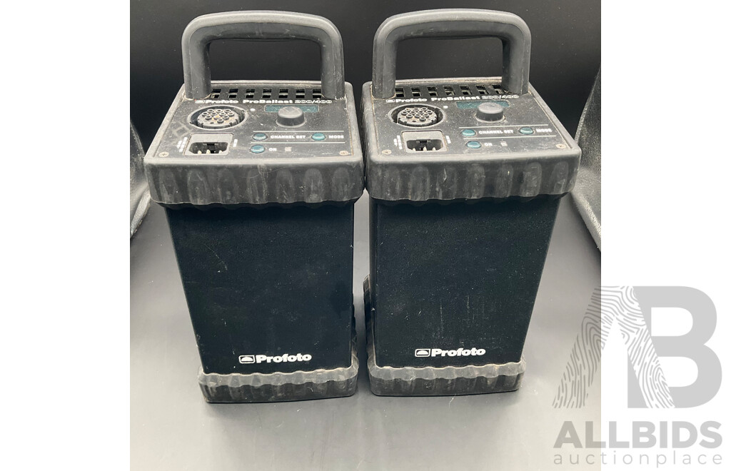 Pair of Profoto Continuous Lights ProBallast 200/400