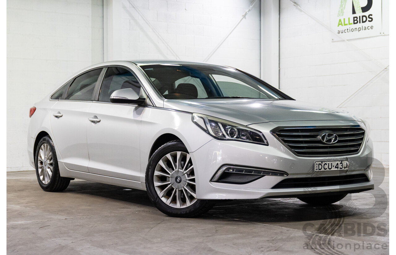 02/2016 Hyundai Sonata Active (FWD) LF2 4D Sedan Platinum Silver 2.4L