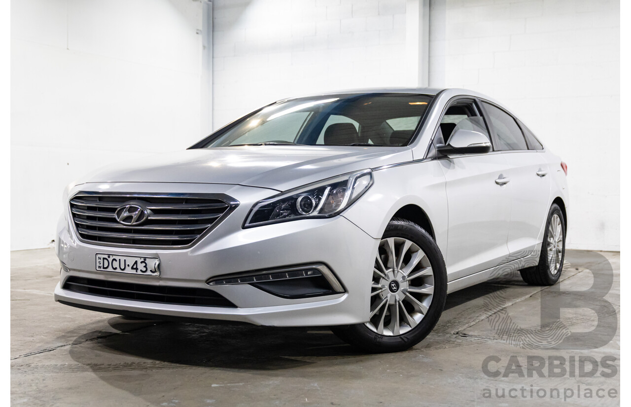 02/2016 Hyundai Sonata Active (FWD) LF2 4D Sedan Platinum Silver 2.4L