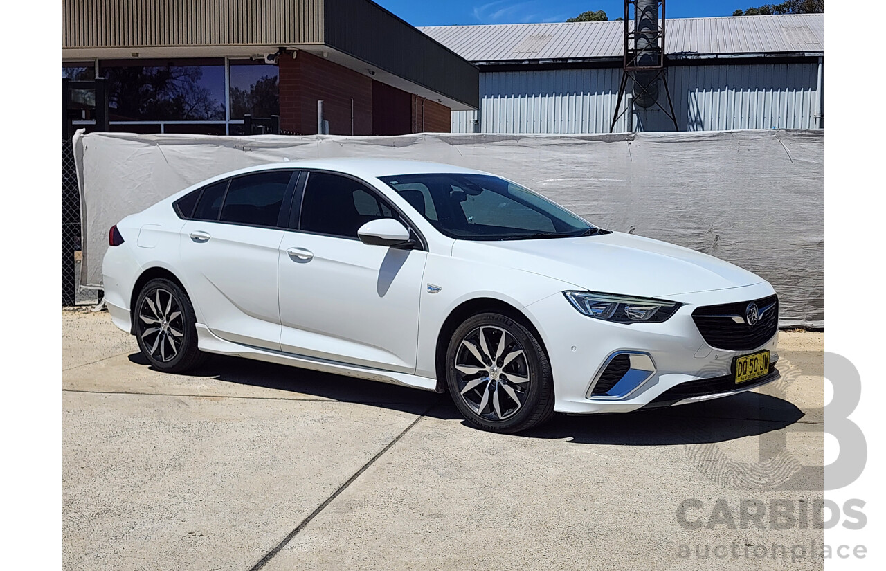 3/2018 Holden Commodore RS ZB-Series MY18 5D Liftback White Turbo 2.0L