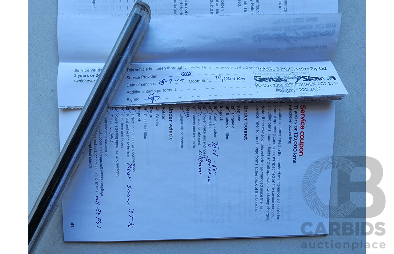 3/2018 Holden Commodore RS ZB-Series MY18 5D Liftback White Turbo 2.0L