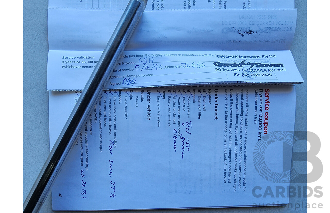 3/2018 Holden Commodore RS ZB-Series MY18 5D Liftback White Turbo 2.0L