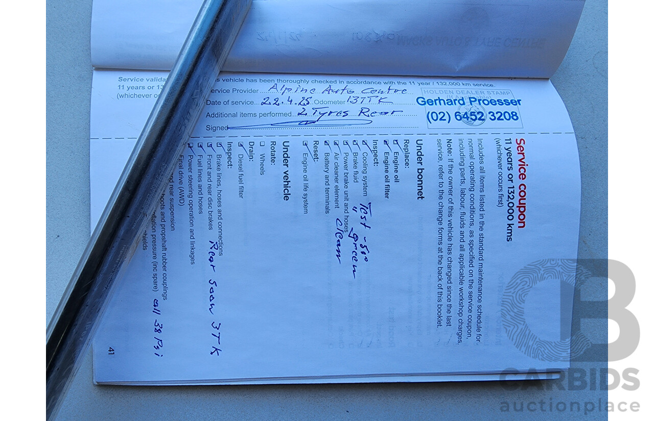 3/2018 Holden Commodore RS ZB-Series MY18 5D Liftback White Turbo 2.0L