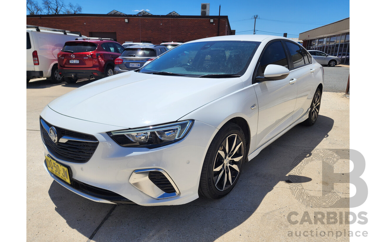 3/2018 Holden Commodore RS ZB-Series MY18 5D Liftback White Turbo 2.0L