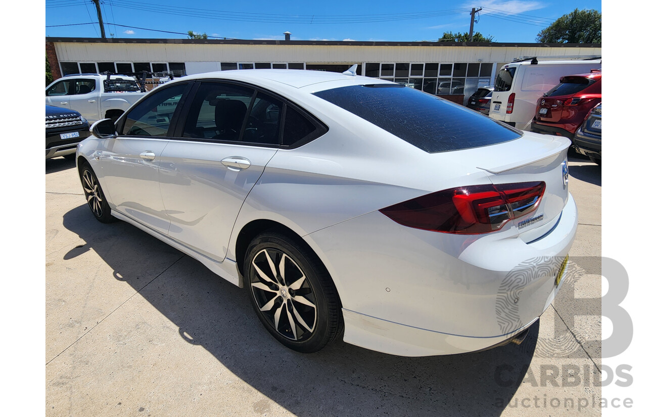 3/2018 Holden Commodore RS ZB-Series MY18 5D Liftback White Turbo 2.0L