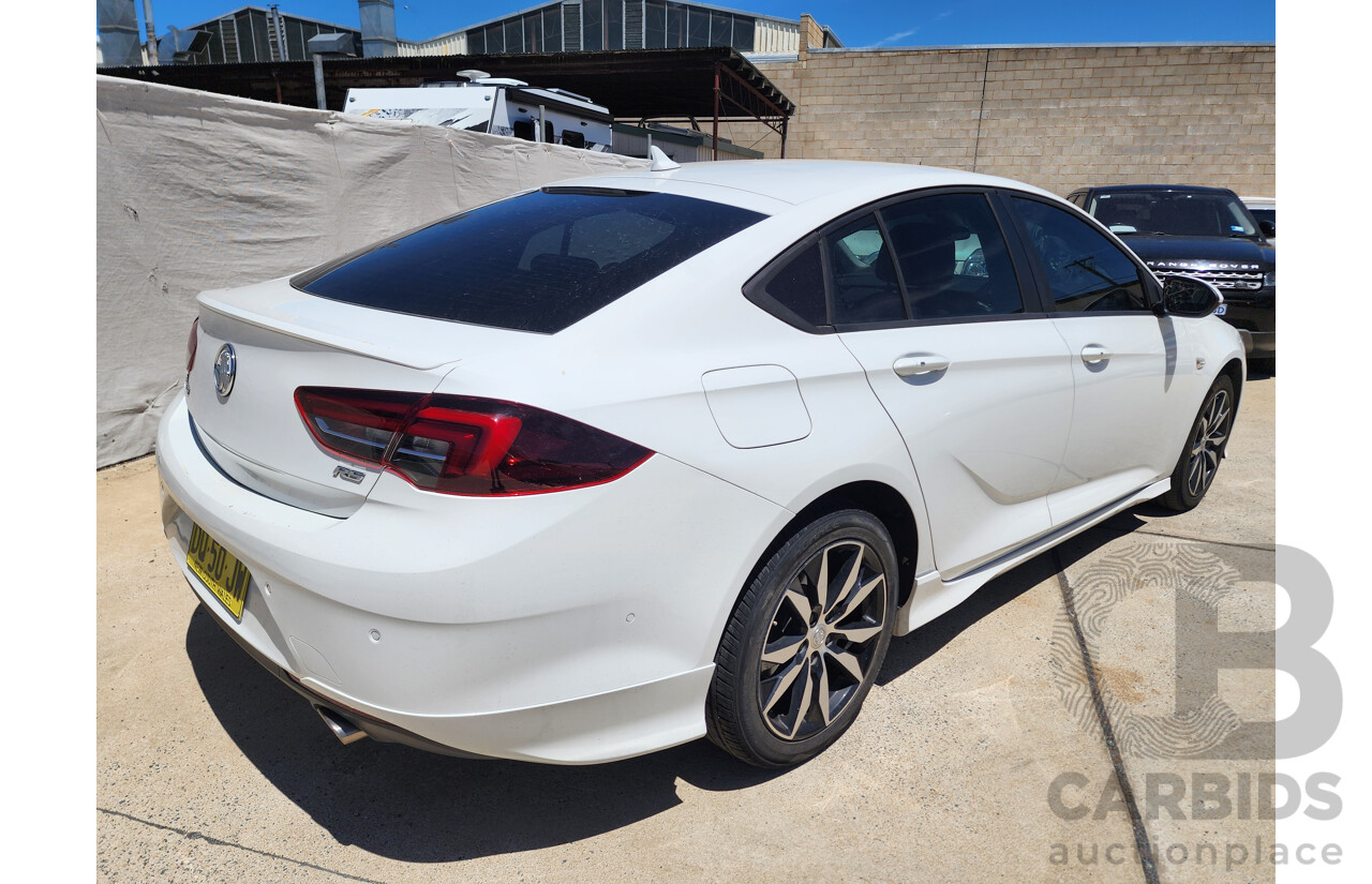 3/2018 Holden Commodore RS ZB-Series MY18 5D Liftback White Turbo 2.0L