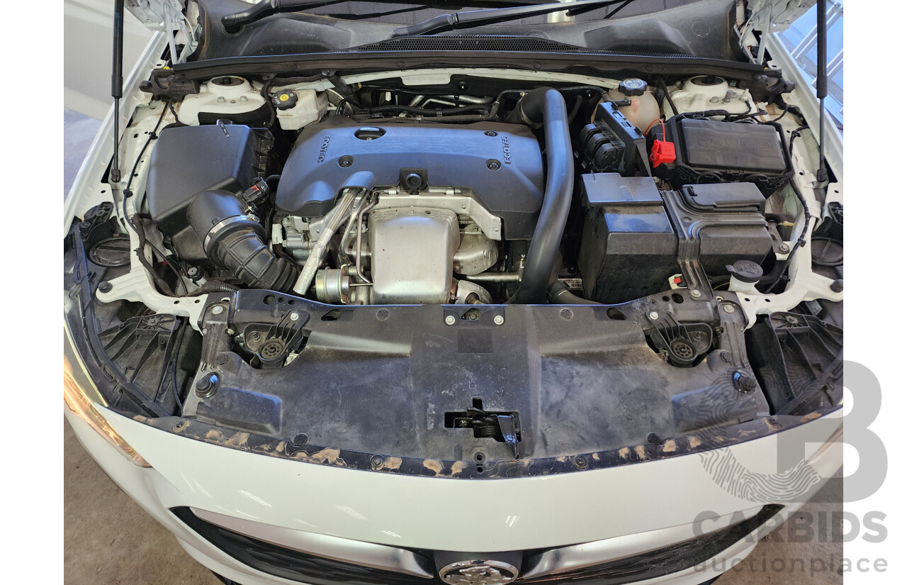 3/2018 Holden Commodore RS ZB-Series MY18 5D Liftback White Turbo 2.0L