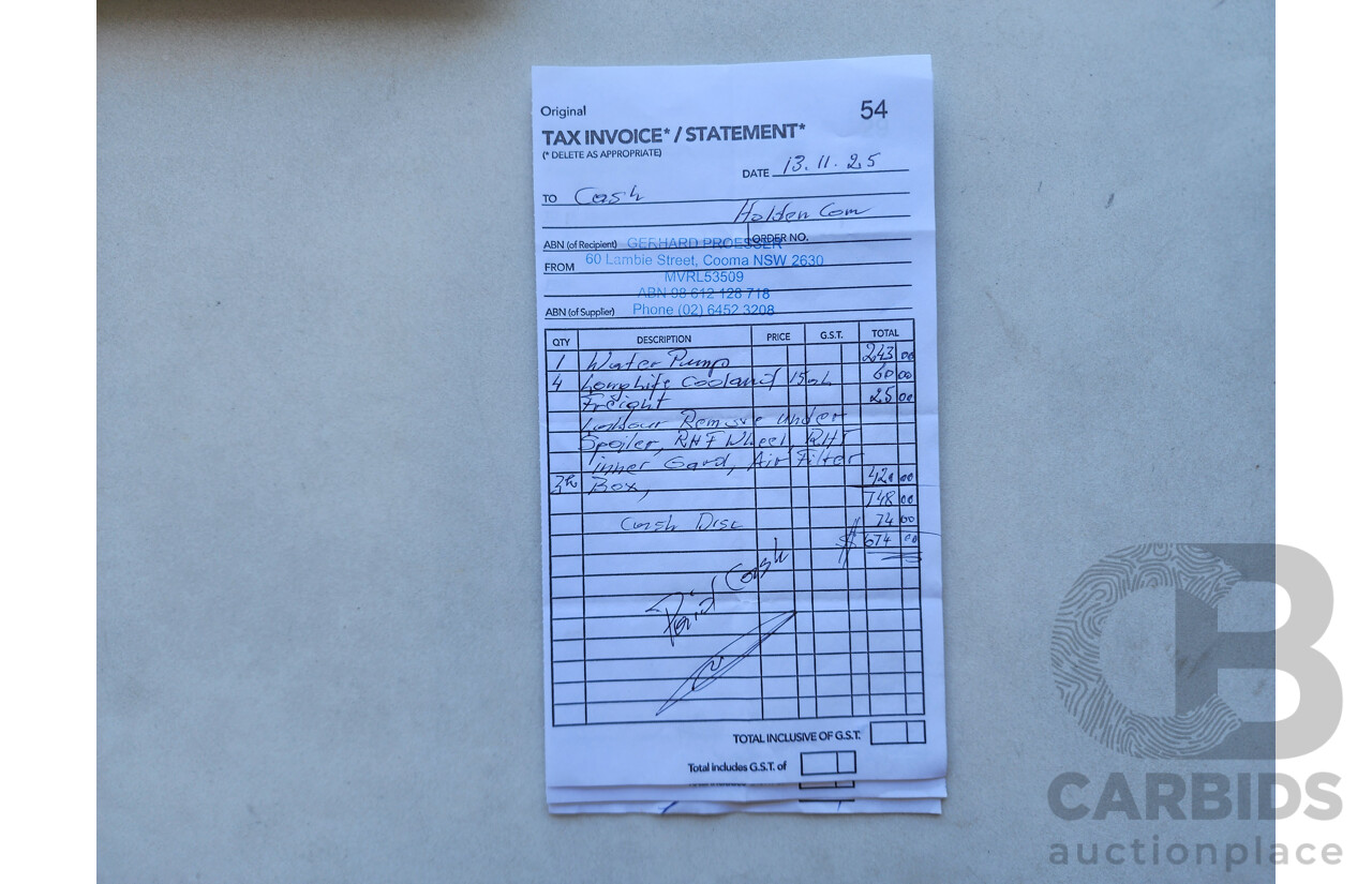 3/2018 Holden Commodore RS ZB-Series MY18 5D Liftback White Turbo 2.0L