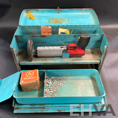 Vintage RAMSET JOBMASTER 122MD with Tool Box and Accessories