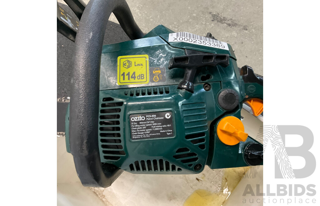Ozito PCS-406 Petrol Chainsaw