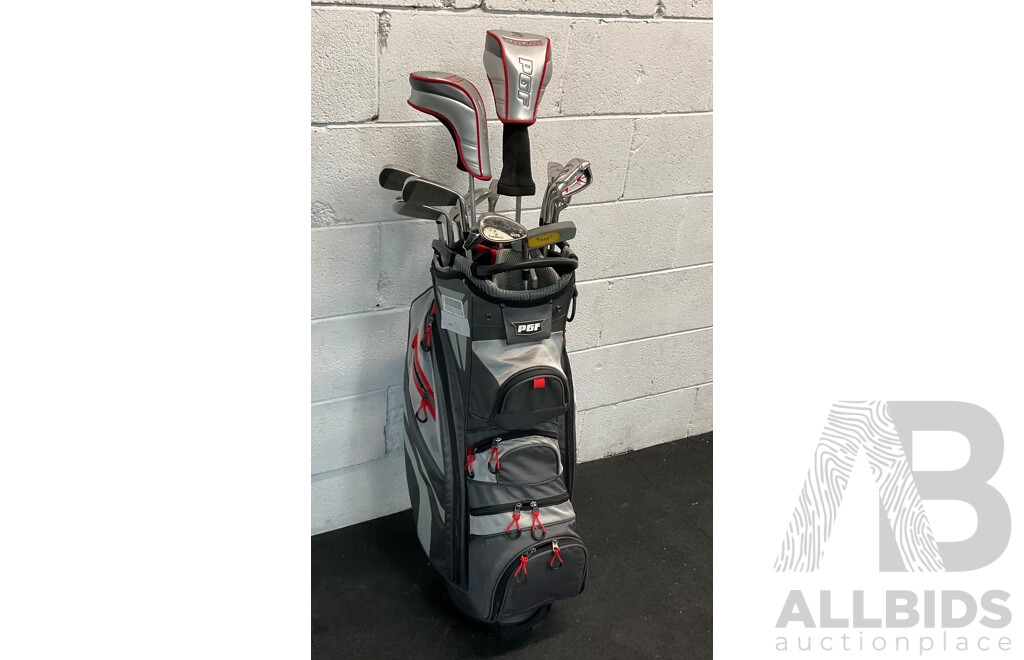 PGF Futura Clubs with Bag and Assorted Chippers