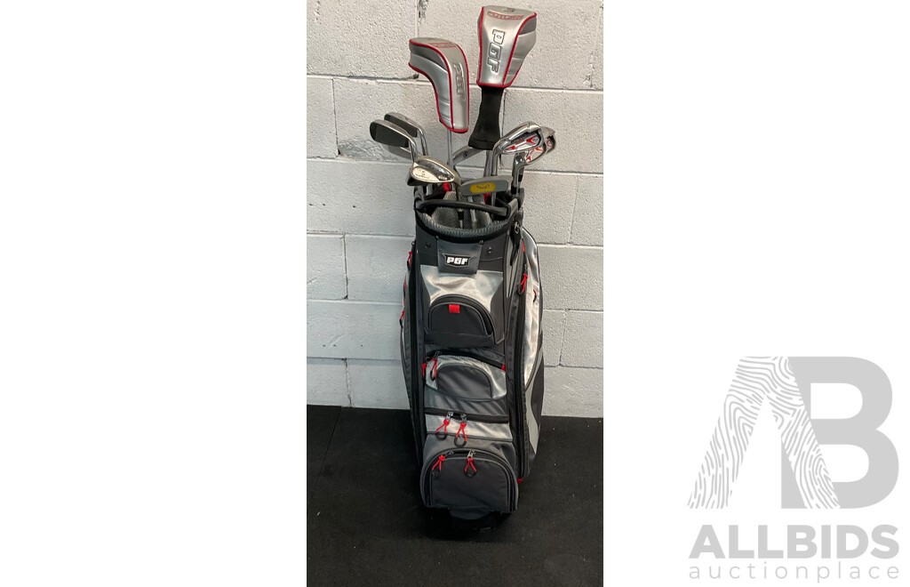 PGF Futura Clubs with Bag and Assorted Chippers