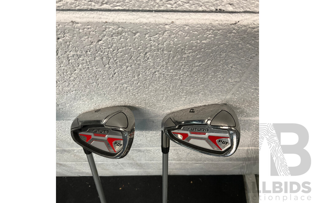 PGF Futura Clubs with Bag and Assorted Chippers
