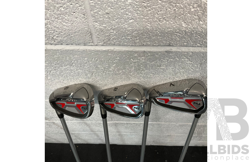PGF Futura Clubs with Bag and Assorted Chippers