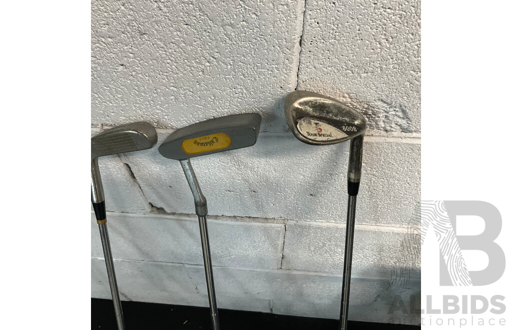 PGF Futura Clubs with Bag and Assorted Chippers