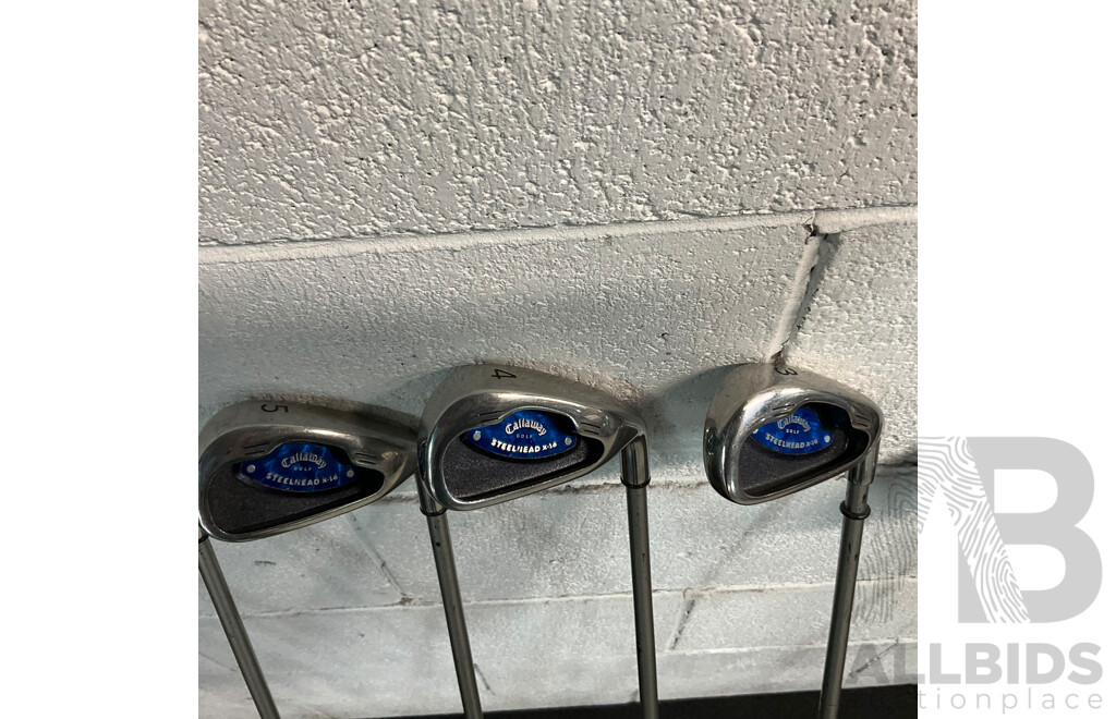 15 Clubs with Carry Bag Included. Callaway, TaylorMade R15, Great Big Bertha, and More