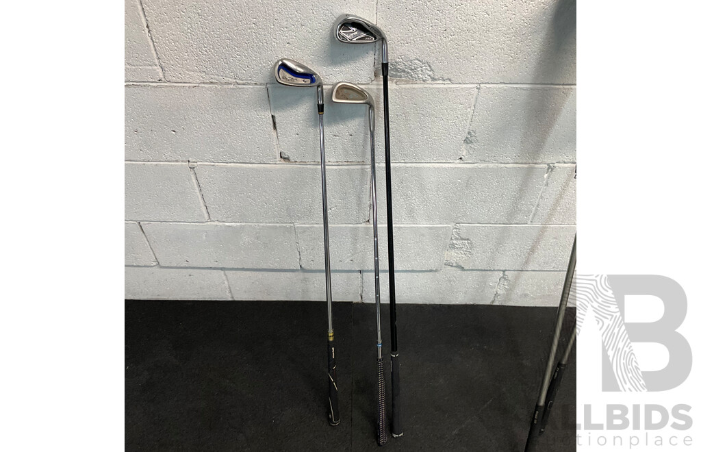 15 Clubs with Carry Bag Included. Callaway, TaylorMade R15, Great Big Bertha, and More