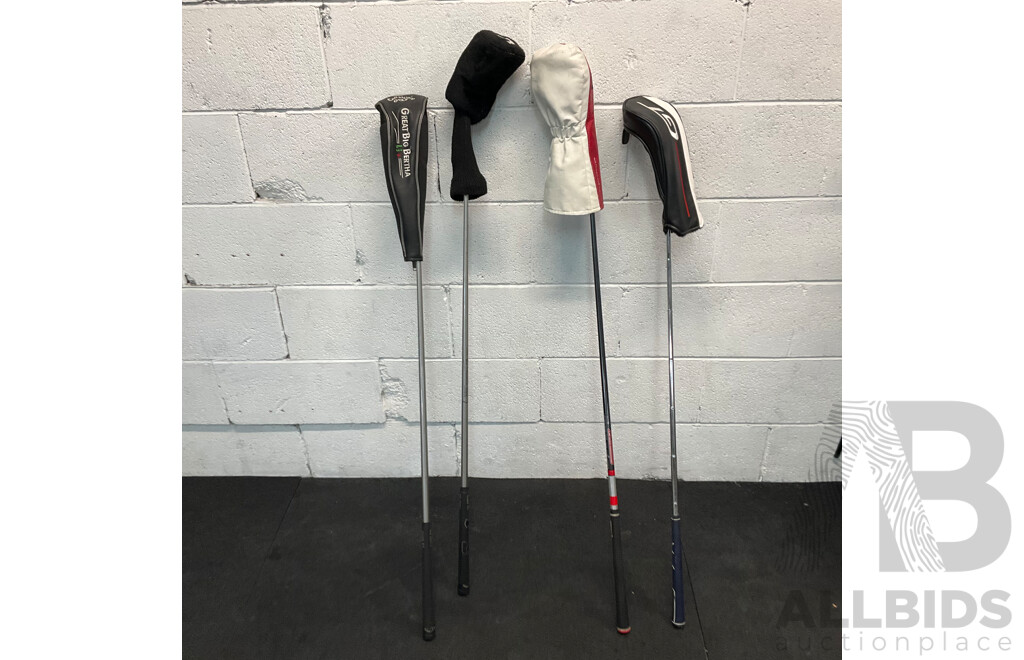 15 Clubs with Carry Bag Included. Callaway, TaylorMade R15, Great Big Bertha, and More