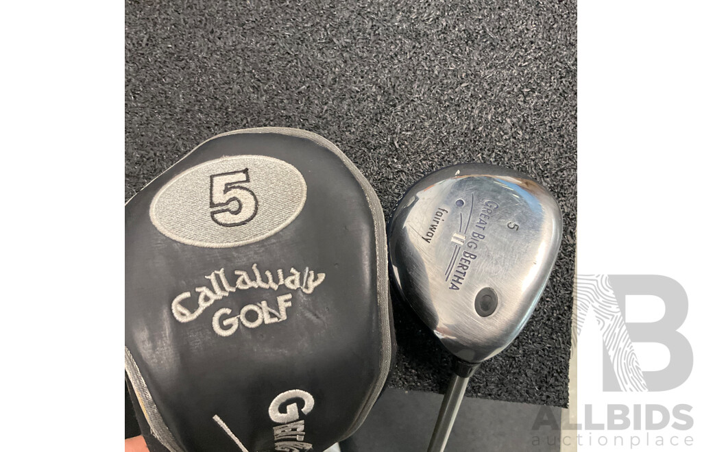 15 Clubs with Carry Bag Included. Callaway, TaylorMade R15, Great Big Bertha, and More