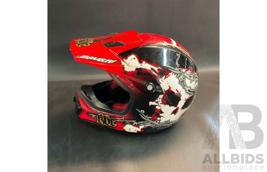 KBC ZOMBIE Motocross Helmet Size S