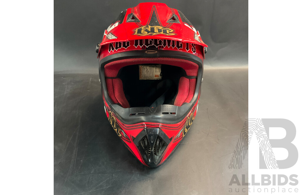 KBC ZOMBIE Motocross Helmet Size S