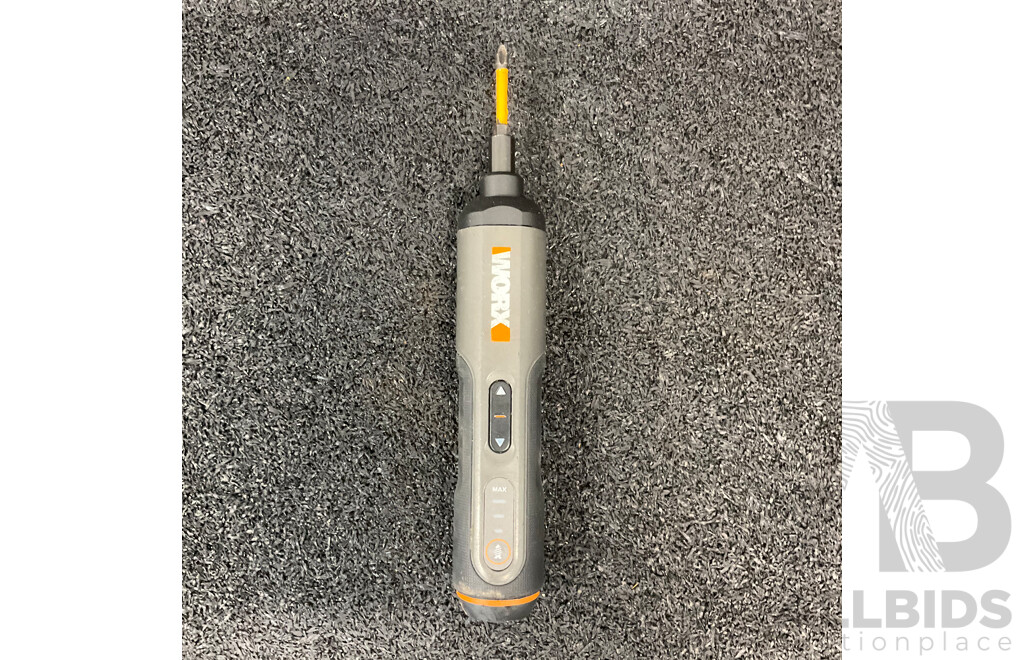 MILWAUKEE M18 Fuel Angle Grinder (CAG125XPD) and WORX Screwdriver - Lot of 2