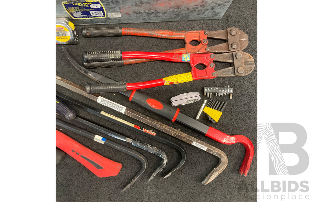 Huge Bundle of Hand Tools and Tool Box