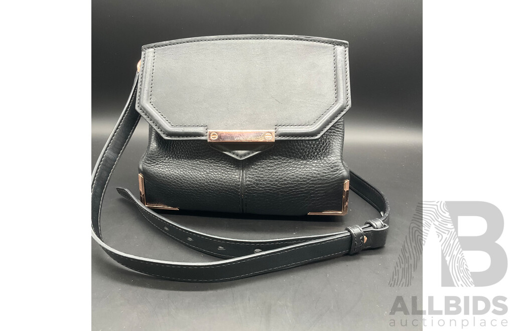 Marion Prisma Leather Cossbody Black Bag Branded ALEXANDER WANG