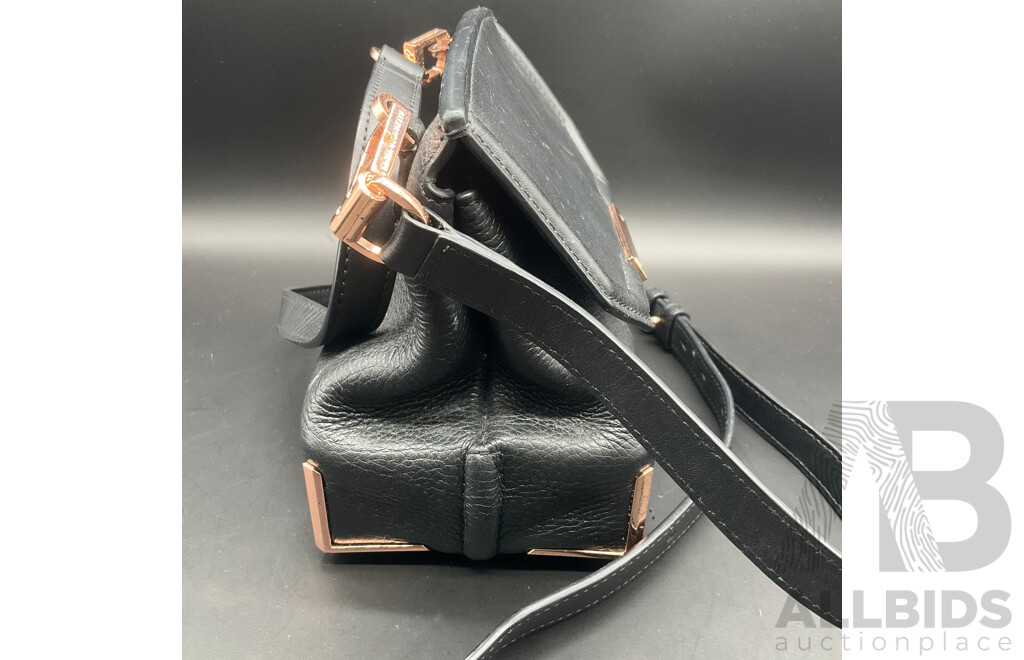 Marion Prisma Leather Cossbody Black Bag Branded ALEXANDER WANG
