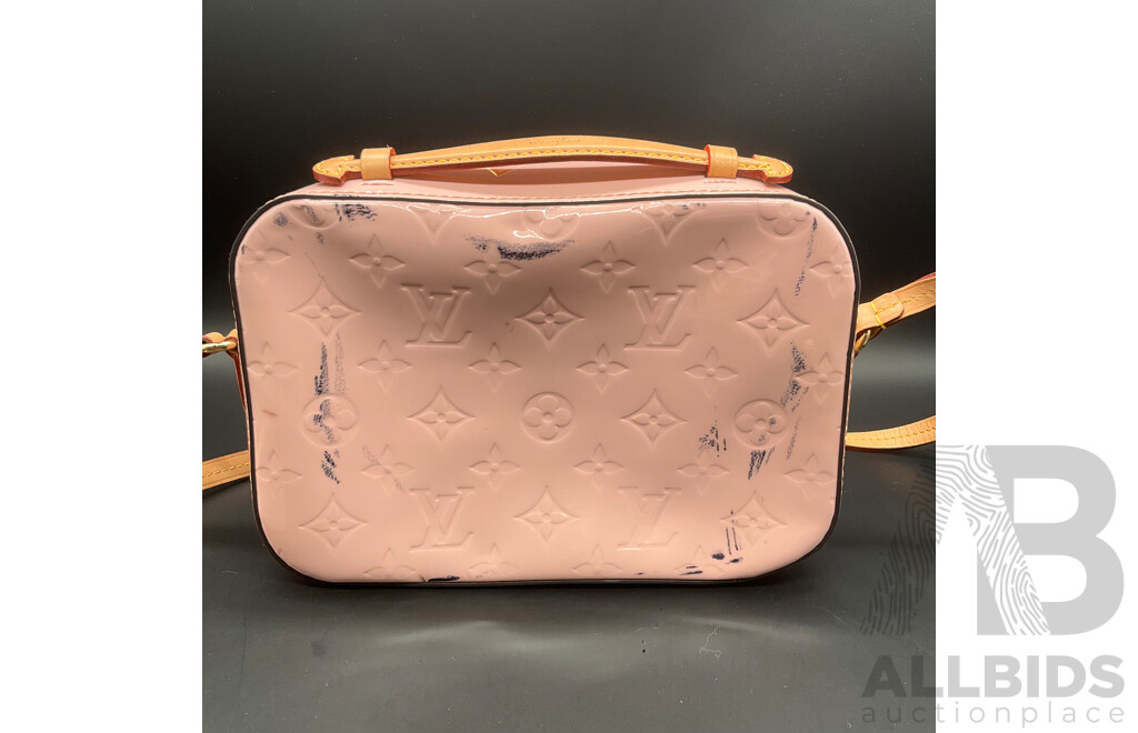 Santa Moica Monogram Vernis Patent Shoulder Bag Branded LOUIS VUITTON