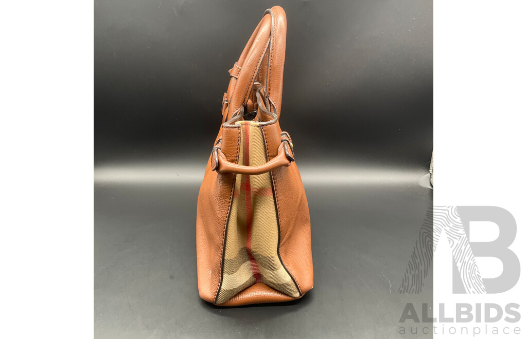 Small Banner Tote Bag Branded BURBERRY